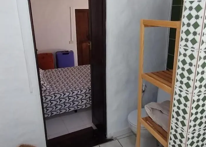 Patios, Conil Quarto em Acomodações Particulares Tías